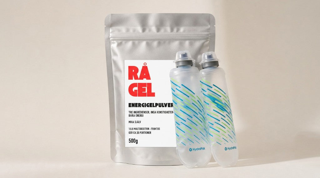 Rågel 500 g och två Hydraflask 250 ml